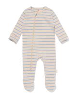 HEMA Newborn meegroeiboxpakje strepen ecru (ecru)