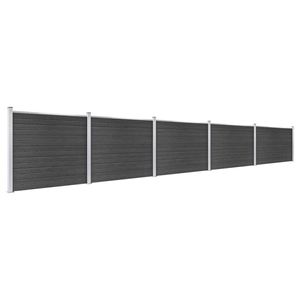 The Living Store Schuttingpanelen - HKC - 872 x 146 cm - Grijs