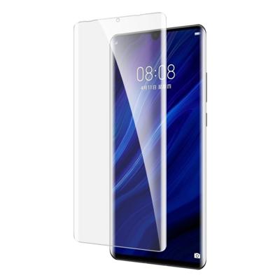 UV-vloeistof gebogen volledige lijm gehard glas voor Huawei P30 Pro