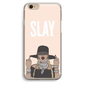 Slay All Day: iPhone 6 / 6S Transparant Hoesje