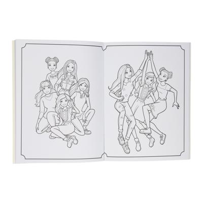 Boek Specials Nederland BV Super color kleurboek barbie met potloden