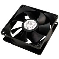 LogiLink FAN101 PC-ventilator Zwart (b x h x d) 80 x 80 x 25 mm