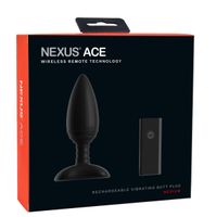 Nexus Ace Medium Anale vibrator Zwart Silicium 1 stuk(s) - thumbnail