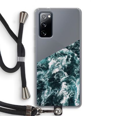 Zee golf: Samsung Galaxy S20 FE / S20 FE 5G Transparant Hoesje met koord