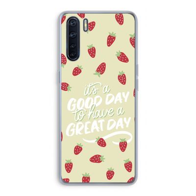 Don't forget to have a great day: Oppo A91 Transparant Hoesje