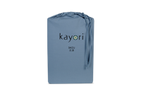 Kayori Shizu Topper hoeslaken Perkal Blauw