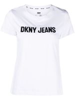 DKNY t-shirt à logo embossé - Blanc - thumbnail