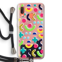 8-bit N°1: Samsung Galaxy A20e Transparant Hoesje met koord