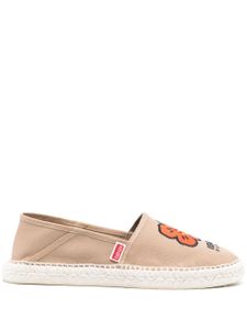 Kenzo Boke Flower cotton espadrilles - Marron