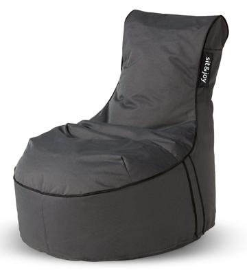 Zitzak 'Aruba' Anthracite - Zwart - Weerbestendig - Sit&Joy