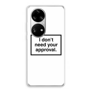 Don't need approval: Huawei P50 Pro Transparant Hoesje