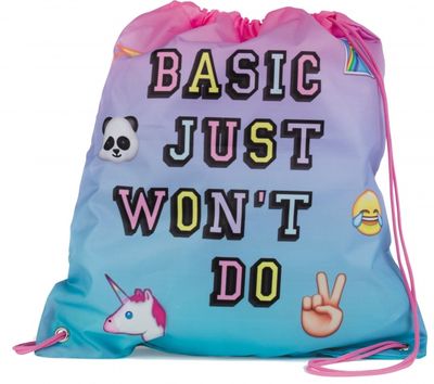 Stationery Team Gymtas Emo Fun 43 x 39 cm Stationery Team Gymtas Emo Fun 43 x 39 cm