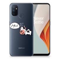 OnePlus Nord N100 Telefoonhoesje met Naam Cow OnePlus Nord N100 Telefoonhoesje met Naam Cow