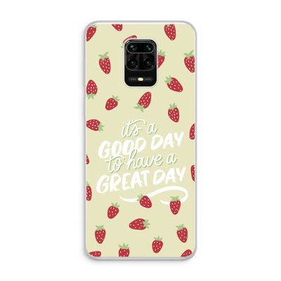 Don't forget to have a great day: Xiaomi Redmi Note 10 Lite Transparant Hoesje