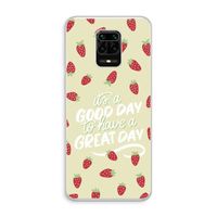 Don't forget to have a great day: Xiaomi Redmi Note 10 Lite Transparant Hoesje