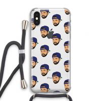 Drake Away: iPhone X Transparant Hoesje met koord