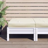 VidaXL Palletkussen 60x60x9,5 cm oxford stof crèmekleurig