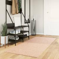VidaXL Vloerkleed huarte laagpolig zacht wasbaar 80x200 cm roze