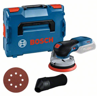 Bosch Blauw GEX 18V-125 Professional | Accu-excenterschuurmachine | 18V | Body | Zonder Accu's & Laders | In L-Boxx - 0601372200
