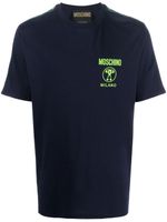 Moschino t-shirt à bande logo - Bleu - thumbnail