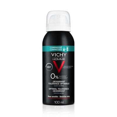 Vichy Homme Deodorant 48u Optimale Tolerantie 100 ml
