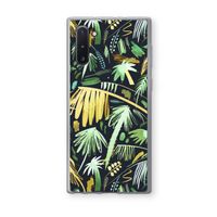 Tropical Palms Dark: Samsung Galaxy Note 10 Transparant Hoesje