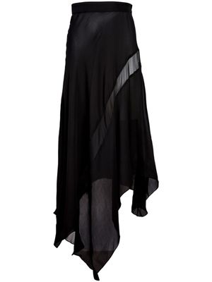 Fleur Du Mal jupe Handkerchief - Noir