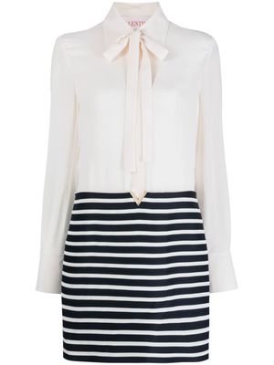 Valentino Garavani robe-chemise courte - 671