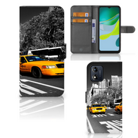 Motorola Moto E13 4G Flip Cover New York Taxi