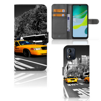 Motorola Moto E13 4G Flip Cover New York Taxi - thumbnail