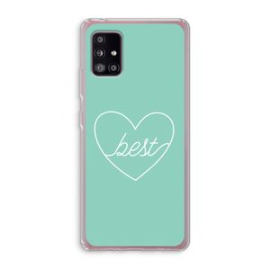 Best heart pastel: Samsung Galaxy A51 5G Transparant Hoesje