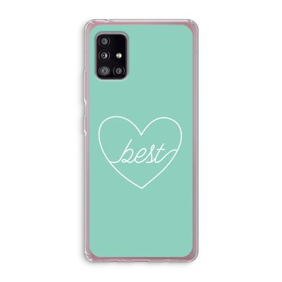 Best heart pastel: Samsung Galaxy A51 5G Transparant Hoesje