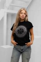Guess 4G Shaded T-Shirt Dames Zwart - Maat M - Kleur: Zwart | Soccerfanshop