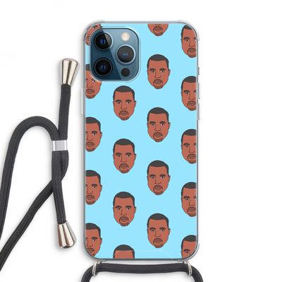 Kanye Call Me?: iPhone 12 Pro Max Transparant Hoesje met koord