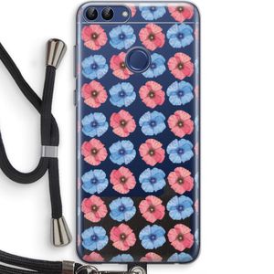 Klaproosjes: Huawei P Smart (2018) Transparant Hoesje met koord