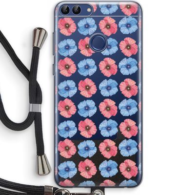 Klaproosjes: Huawei P Smart (2018) Transparant Hoesje met koord