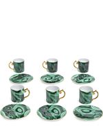 L'Objet tasses à café Malachite - Vert