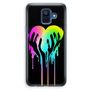 Hold My Heart: Samsung Galaxy A6 (2018) Transparant Hoesje