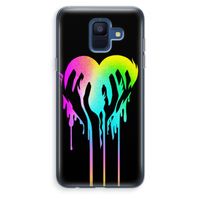 Hold My Heart: Samsung Galaxy A6 (2018) Transparant Hoesje