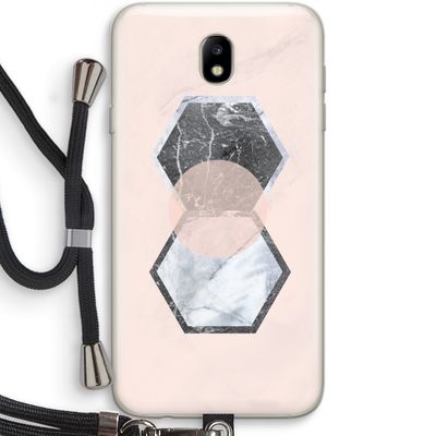 Creatieve toets: Samsung Galaxy J7 (2017) Transparant Hoesje met koord