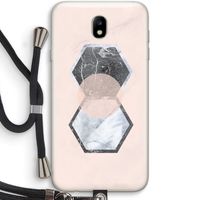 Creatieve toets: Samsung Galaxy J7 (2017) Transparant Hoesje met koord