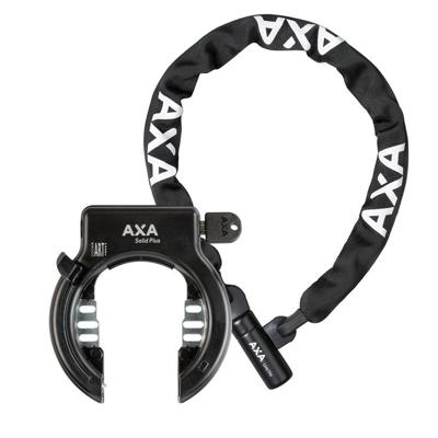 Axa Set ringslot solid plus + linq city 100 - zwart