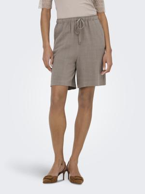 Only Onlsiesta Mw Pull-up Lin Bl Shorts Noos 15333032 Korte Broeken 5014880 Walnut