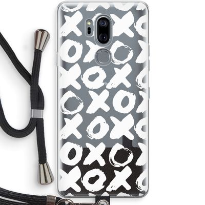 XOXO: LG G7 Thinq Transparant Hoesje met koord