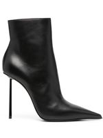 Le Silla bottines Bella 110 mm en cuir - Noir - thumbnail