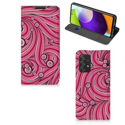 Samsung Galaxy A52 | Bookcase | Swirl Pink
