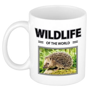 Foto mok Egel mok / beker - wildlife of the world cadeau Egels liefhebber