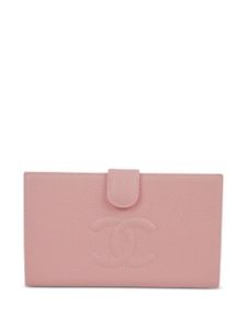 CHANEL Pre-Owned portefeuille Long en cuir (2005) - Rose