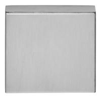 Formani Basics BSQB53 blind afdekplaatje vierkant - mat RVS