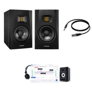 Adam T5V (2x) + monitorkalibratie + kabels